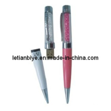 Utility Crystal Pen mit USB Flash Disk (LT-Y027)